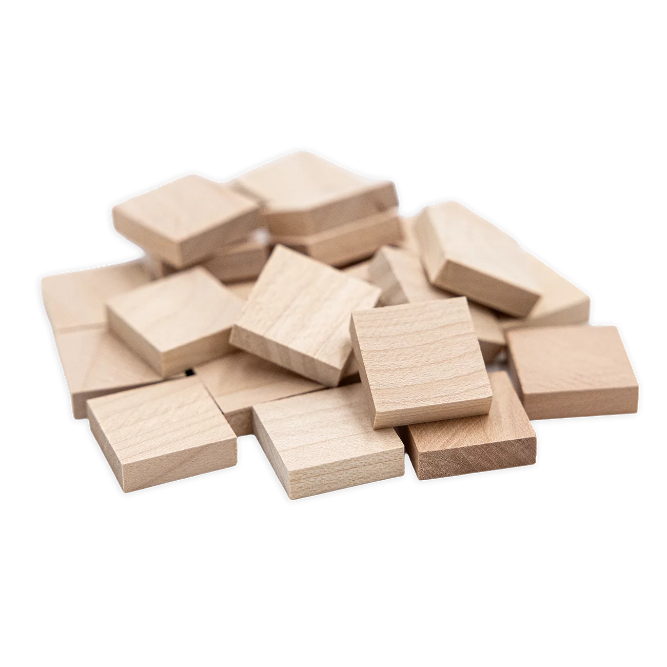 Bois de bricolage noyer rectangles I 15 Kg carton 