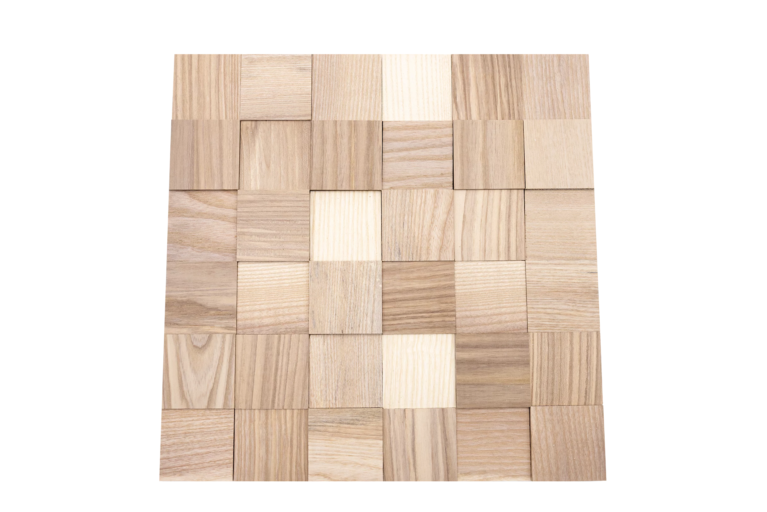 Revêtement mural en bois chêne (huilé) wodewa 50 | 50 x 50mm (autocollant)