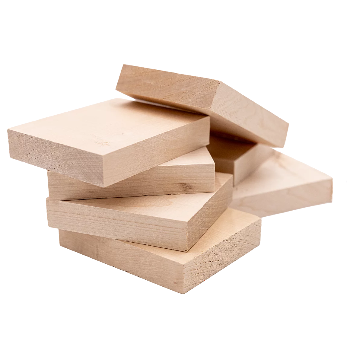 Bois de bricolage noyer rectangles I 15 Kg carton 
