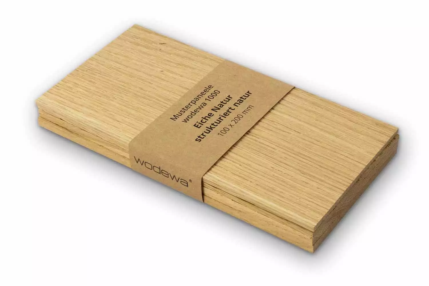 Musterset I wodewa 1000 I Eiche Natur I strukturiert natur