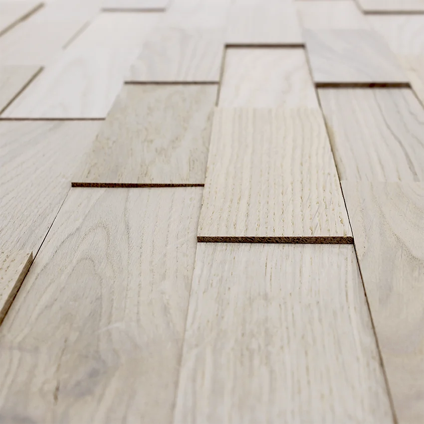 3D Holzpaneele aus Eiche Arctic geölt in Naturoptik – detailreiche Wandverkleidung aus echtem Holz, hergestellt in Deutschland