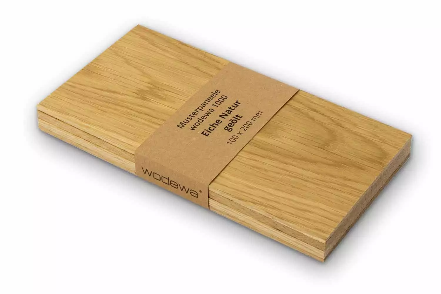 Musterset I wodewa 1000 I Eiche Natur I glatt geölt