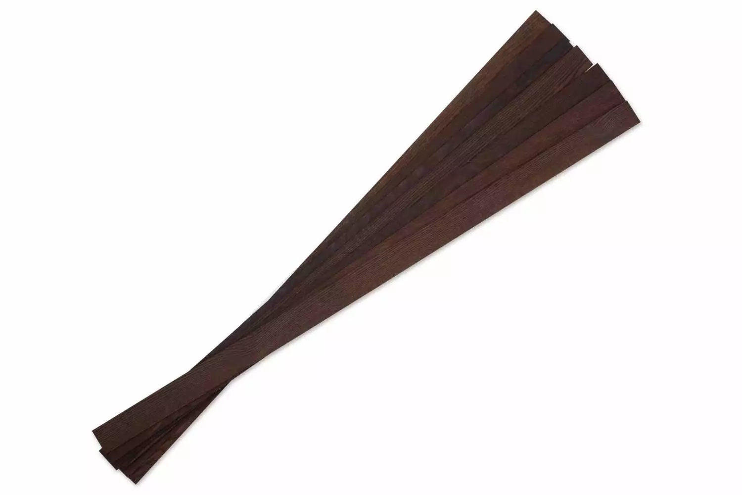 Holz-Sichtschutzstreifen für Doppelstabmatten Thermoholz