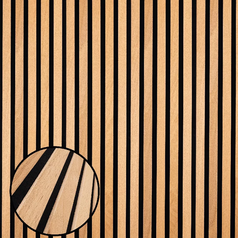 Akustikpaneel aus Buche-Holz von wodewa – natürliche Wandverkleidung mit akustischer Wirkung