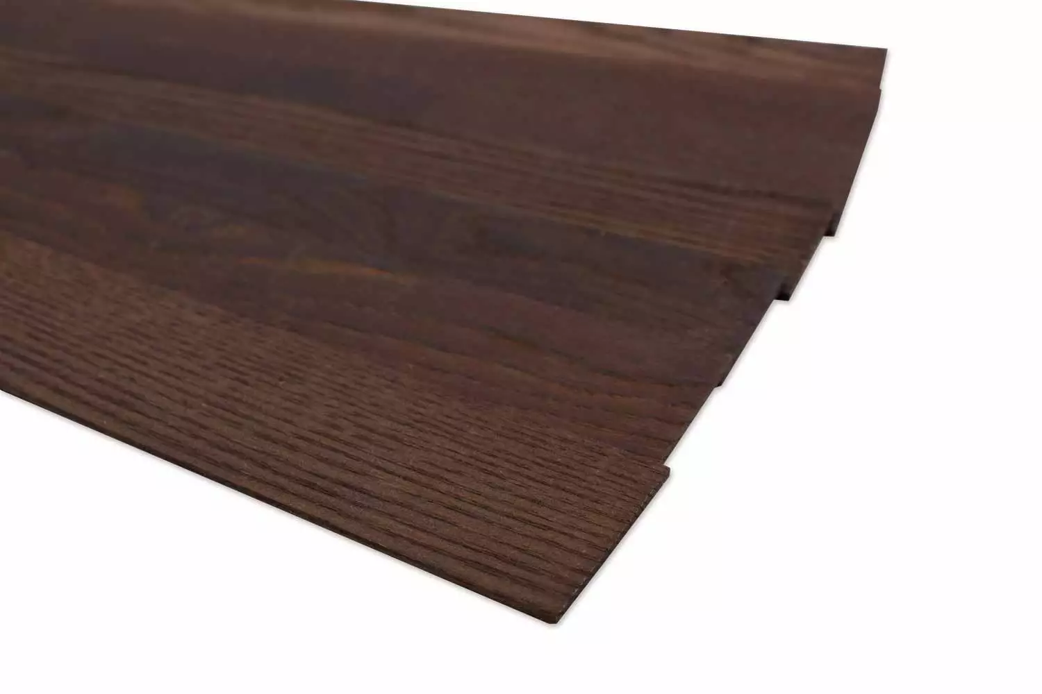 Holz-Sichtschutzstreifen für Doppelstabmatten Thermoholz